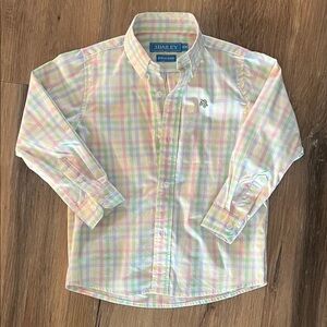 J. Bailey Roscoe Collection Pastel Plaid Shirt Boys 4t
